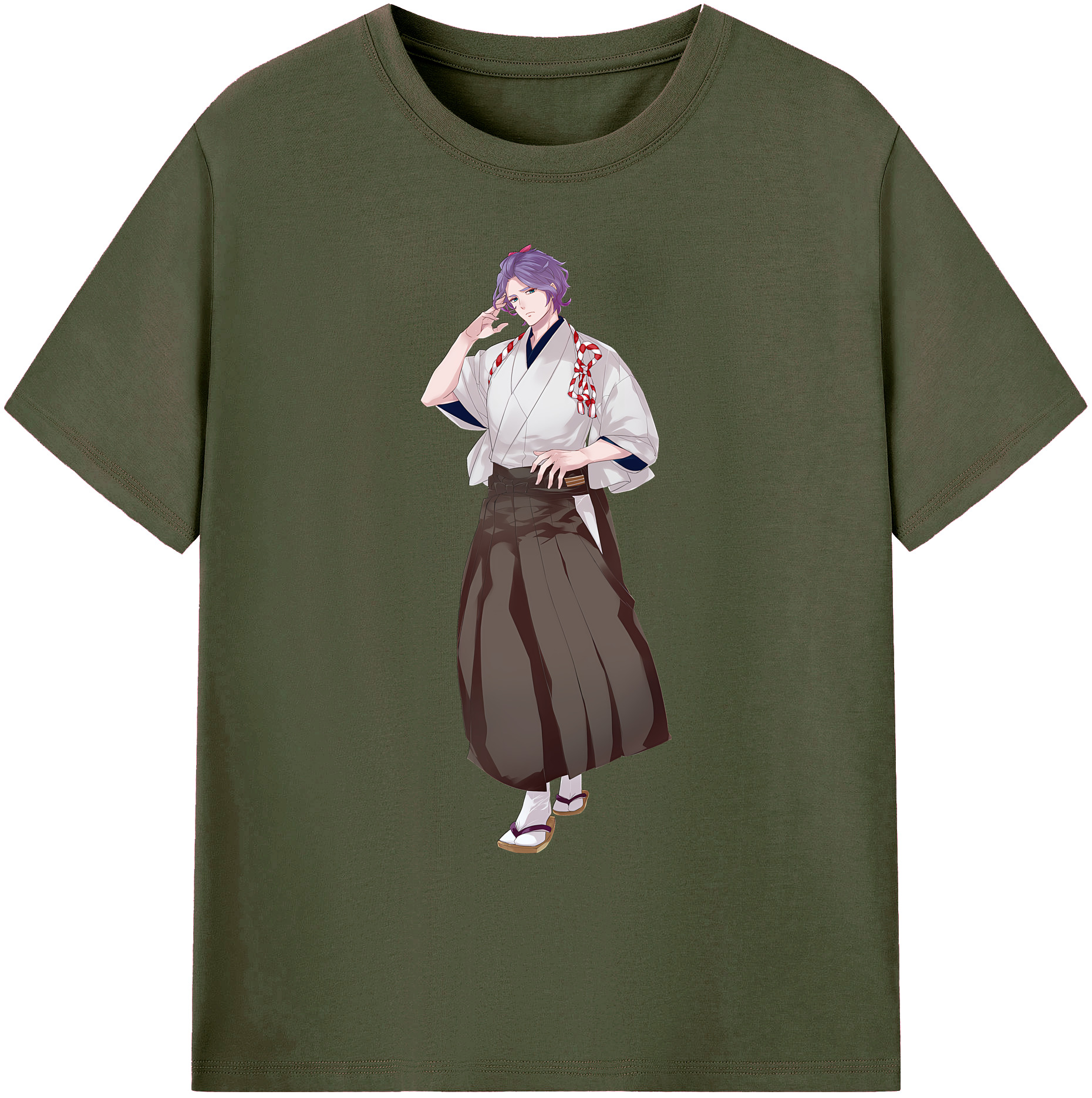 （画像用） 刀剣乱舞 Touken Ranbu 綿100％ メンズ半袖Tシャツ｜肌触りやわらか＆通気性